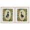 Stupell Industries Country Floral Duck Portraits 2pc Framed Print Under Glass Set, design by Yen
